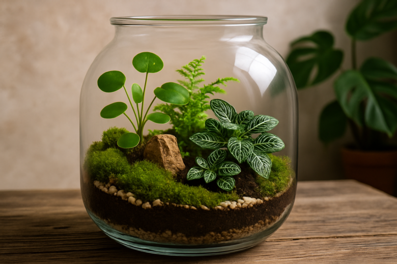 Layout e Composição: Planejando a Paisagem Dentro da Garrafa