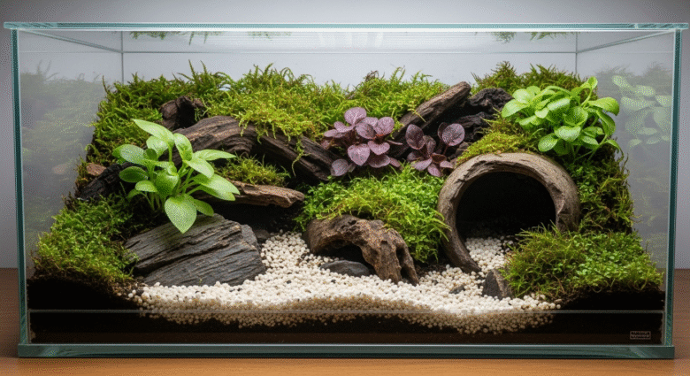 Limpeza de Terrário Fechado Manutenção Mensal sem Abrir