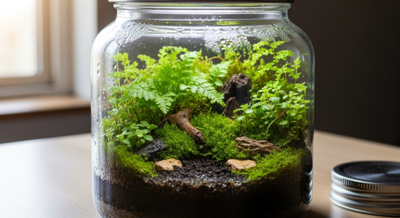 Microfauna no Terrário Bioativo Colêmbolos e Isópodes em Ação