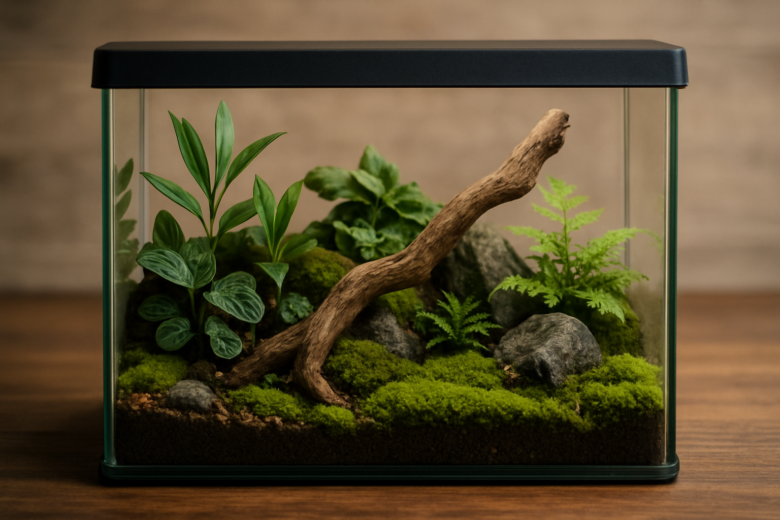 Terrário Fechado Desértico: Cactos Miniatura e Suculentas Raras